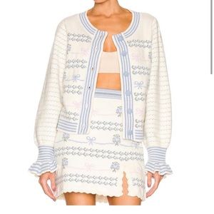 Love shack fancy keoni xs sweater cardigan
